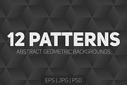 12 Seamless Geometric Patterns, a Pattern Graphic by GarryKillian (Thumbnail 1 of 4)