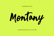 Montay, a Handwritten Font by Gatype (Thumbnail 1 of 9)