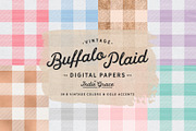 Pastel Plaid Vintage Digital Papers, a Pattern Graphic by Indie Grace Design (Thumbnail 1 of 5)