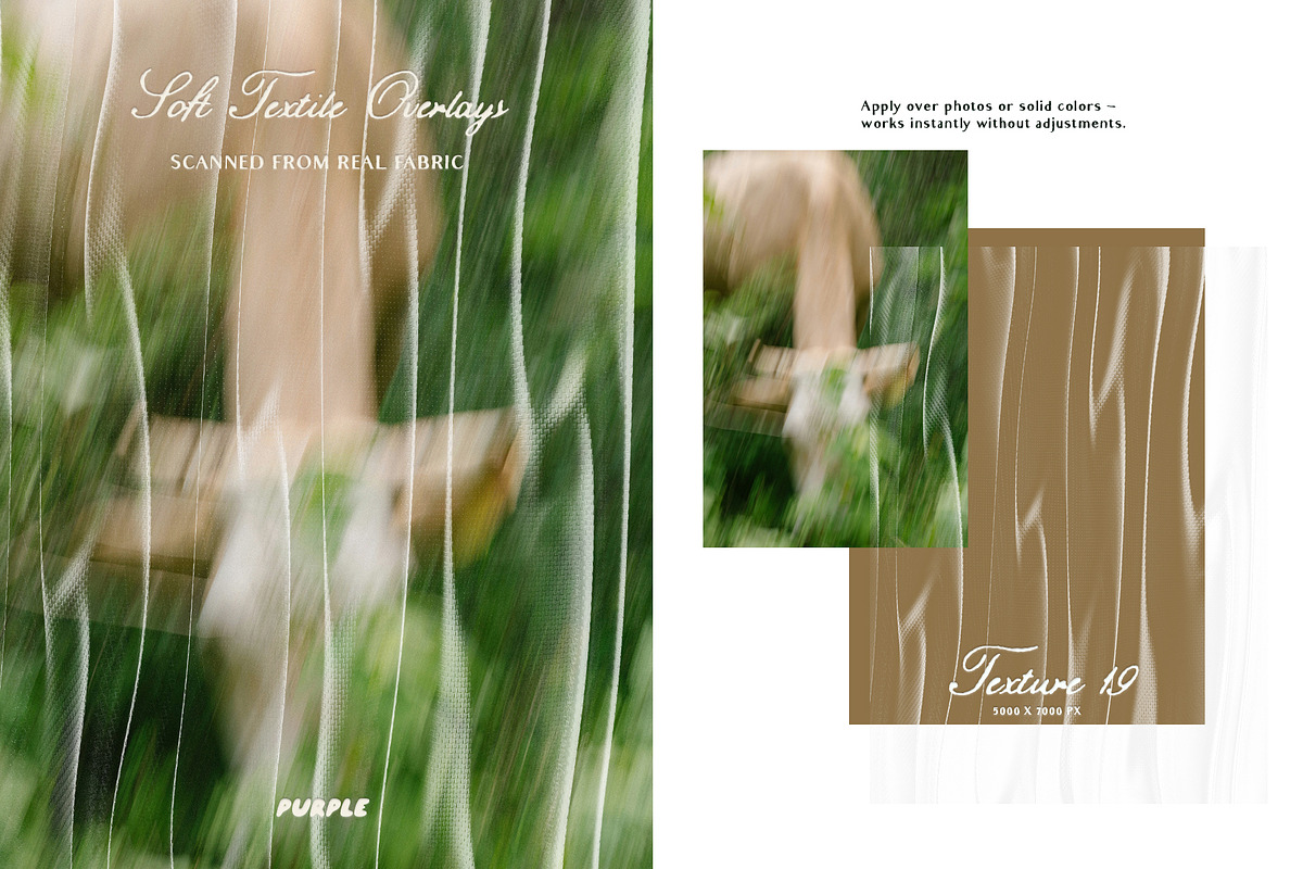 Soft Textile Overlays, a Texture Graphic by Purple (Photo 19 of 22)