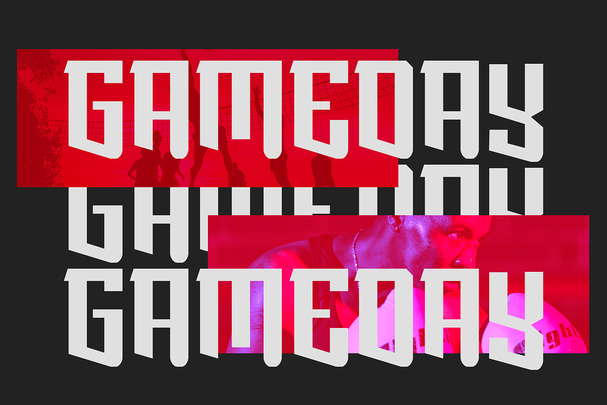 VALMOSA - Display Sport Font, a Sans Serif Font by Kincrev Studio (Photo 3 of 6)