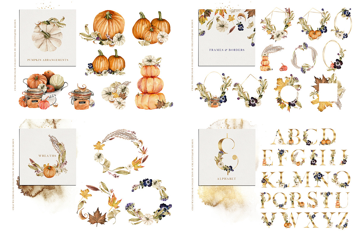 The Amazing Watercolor Bundle, an Object Illustration by Creativeqube Design (Photo 63 of 75)