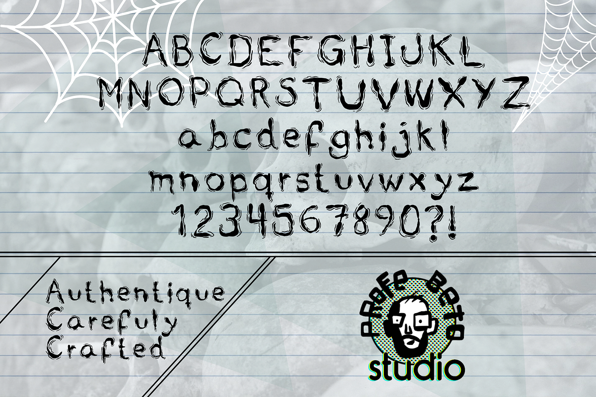 Spooky Wobbles/Fun Font for kids, a Handwritten Font by El Profe Beto Studio (Photo 2 of 6)