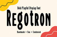 Regotron – Tall Display Typeface