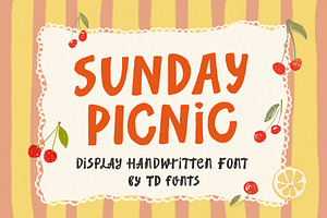 Sunday Picnic Bold Handwritten Font
