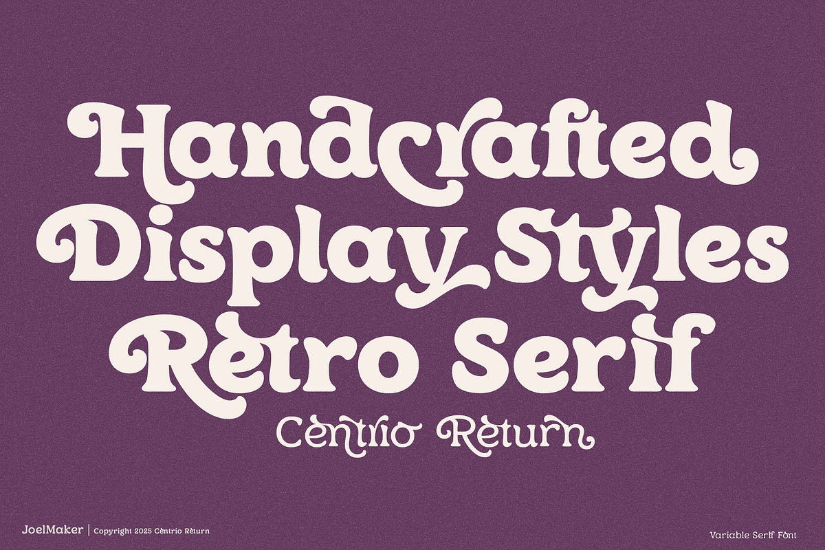 Centrio Return, a Serif Font by joelmaker (Photo 13 of 21)