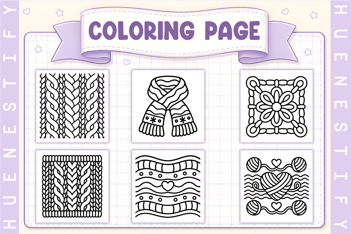 Comfy Patterns Coloring Book, a Decorative Illustration by HueNestify (Photo 3 of 4)