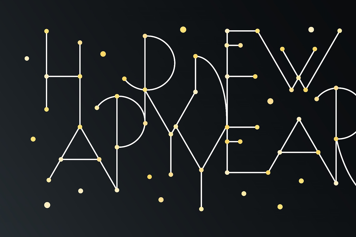 2027 Happy New Year white and golden, a Seasonal Illustration by sceptical cactus (Photo 3 of 3)