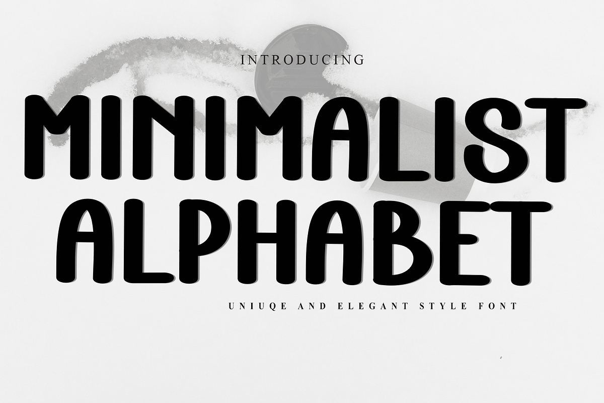 Minimalist Alphabet, a Script Font by FreshTypeINK (Photo 1 of 8)