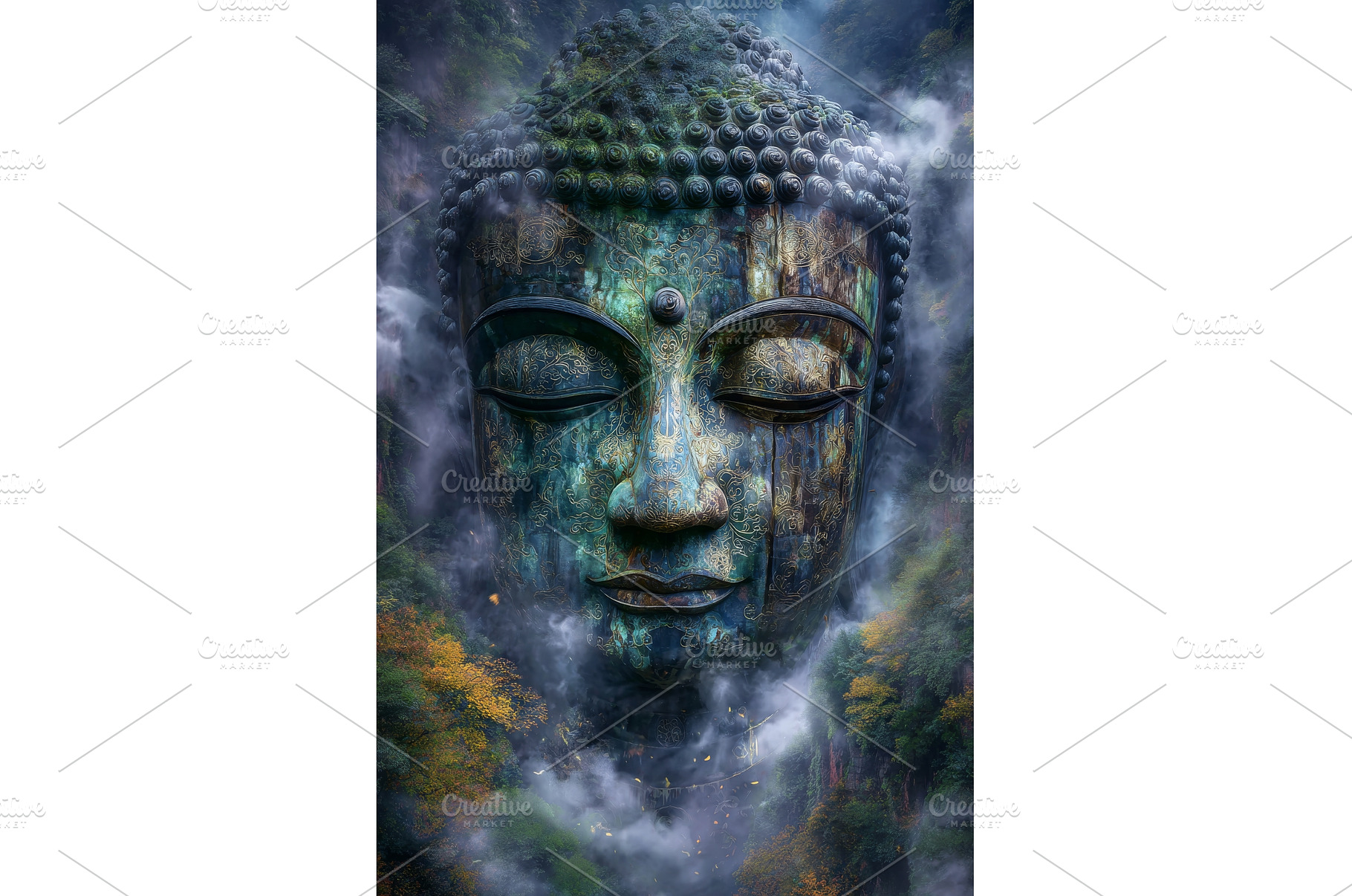 The Great Unification Buddha, Tongil, a Nature Photo by ZinetroN