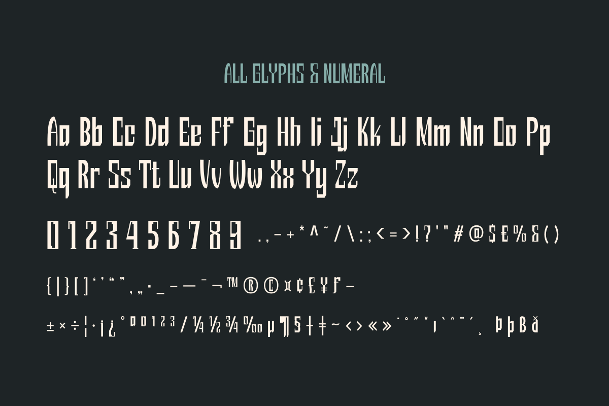 Koondim – Retro Condensed Font, a Sans Serif Font by twinstd (Photo 10 of 12)