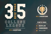 College Football Font, a Font by GlitzyGrapix (Thumbnail 4 of 15)