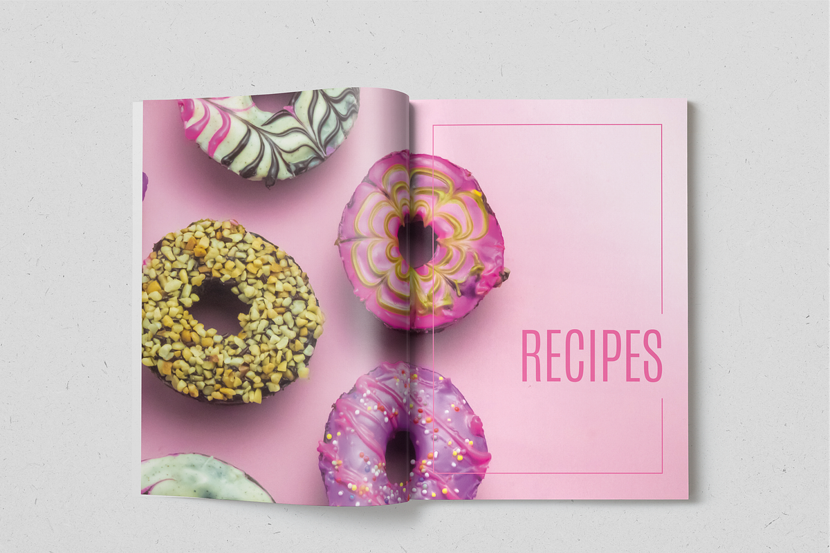 Sweet Heaven Recipe Book, a Magazine Template by SonaGeciova (Photo 8 of 18)