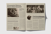 Vintage old Style Newspaper, a Magazine Template by MightyDesign (Thumbnail 3 of 8)