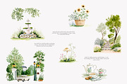 France with this French Countryside, a Decorative Illustration by Patishop Art (Thumbnail 3 of 10)
