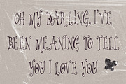 Crooked Darling Heart Display Font, a Handwritten Font by The October Creative (Thumbnail 6 of 8)