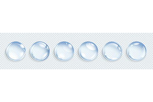 Hyaluronic acid bubbles, an Illustration by Things for designers