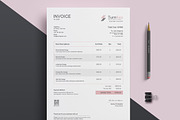 Clean Invoice, a Stationery Template by TelaTemplates (Thumbnail 3 of 6)