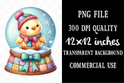 Patchwork Christmas Cute Animals PNG, an Illustration by Designking (Thumbnail 5 of 5)