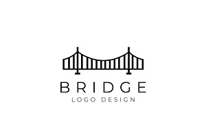 Simple Bridge Logo Design, a Branding & Logo Template by AlvinStd