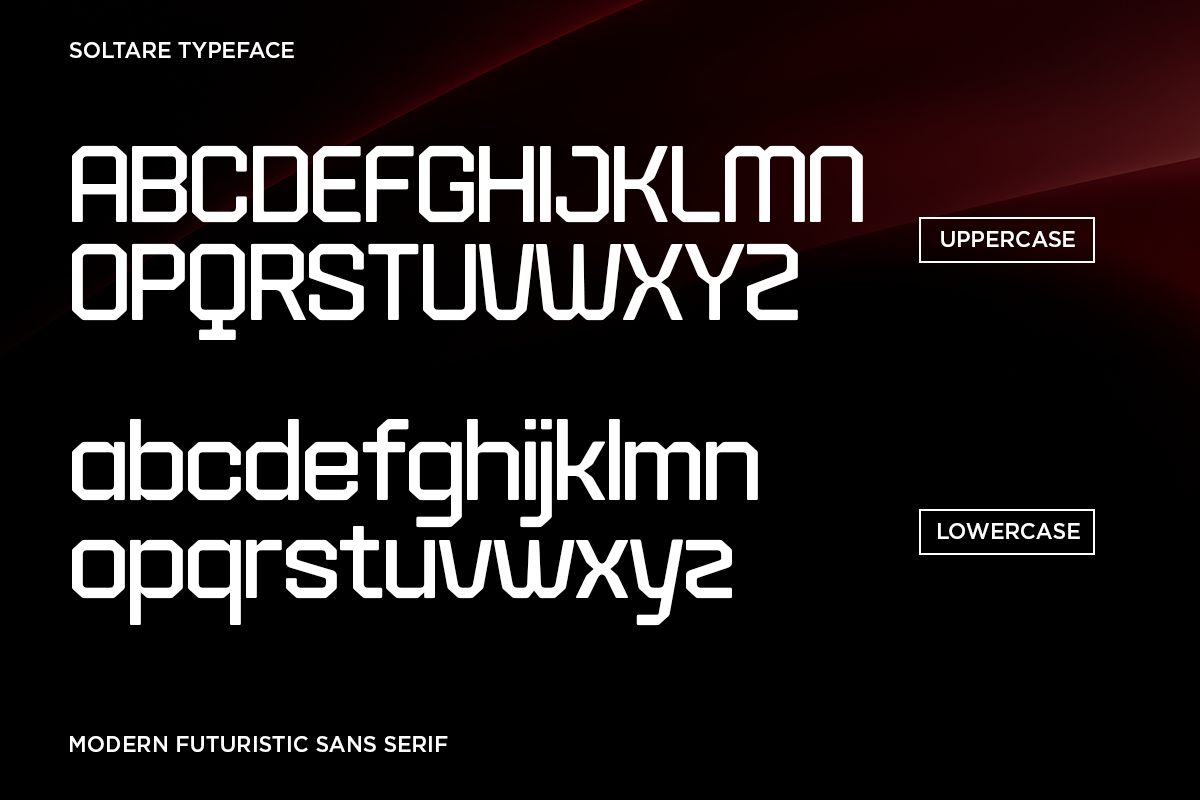 Soltare - Futuristic Tech Sans Font, a Sans Serif Font by RagamKata (Photo 9 of 10)