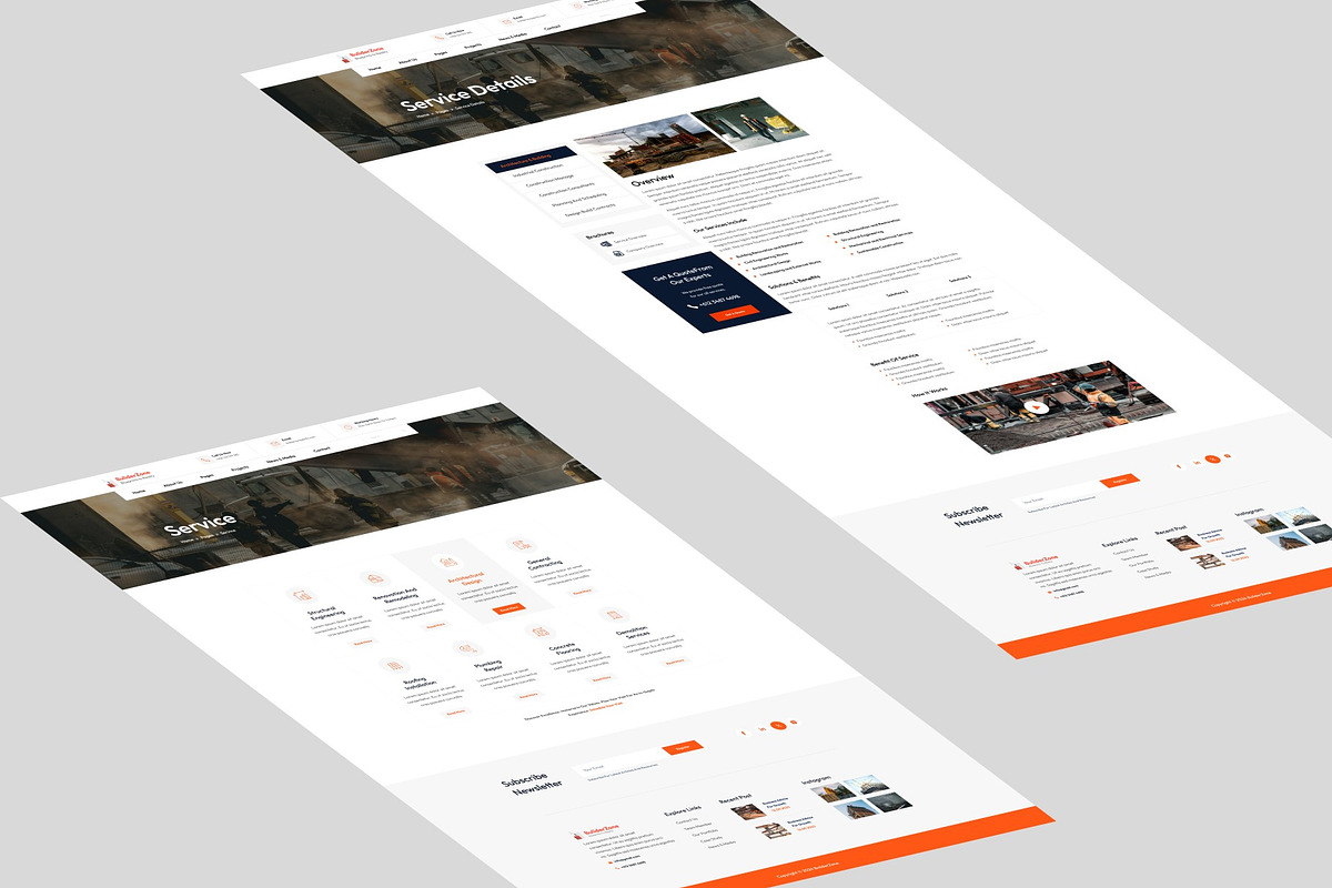 BuilderZone - Website Figma Design, a Websites & App Template by ZoomDrive (Photo 5 of 8)