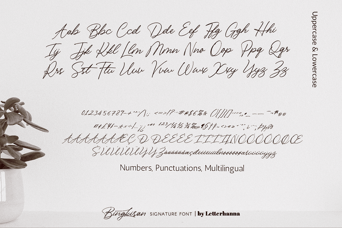 Bingkisan Font, a Script Font by Letterhanna Studio (Photo 12 of 12)