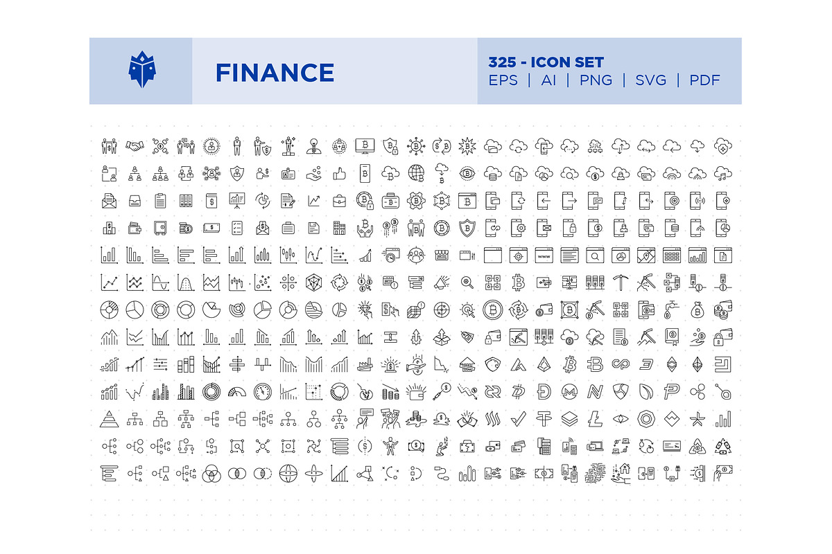 Finance, an Outline Icon by Pathlord (Photo 3 of 7)