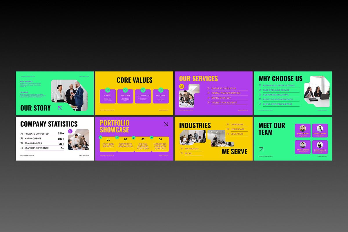 Modern Company Profile Presentation, a Presentation Template by adoestudio (Photo 8 of 8)
