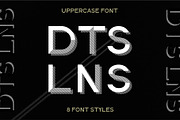 Dots Lines. Display font, 8 styles., a Font by lisa_kalev (Thumbnail 11 of 11)