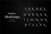 Shallota - Stylish Display Font, a Sans Serif Font by Ekahermawan (Thumbnail 11 of 13)