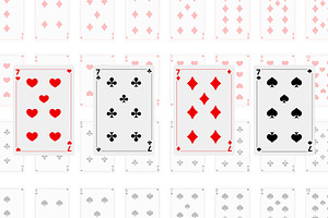 Playing Cards. Set Of Mockups.