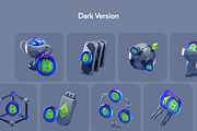 Cripsy Cryptocurrency 3D Icons, a 3D by Welovegraphics (Thumbnail 6 of 10)