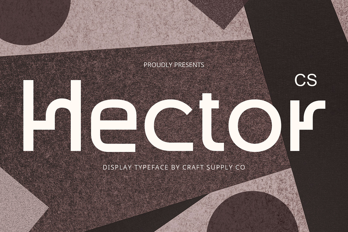 CS Hector – Art Deco Font, a Sans Serif Font by Craft Supply Co. (Photo 1 of 8)
