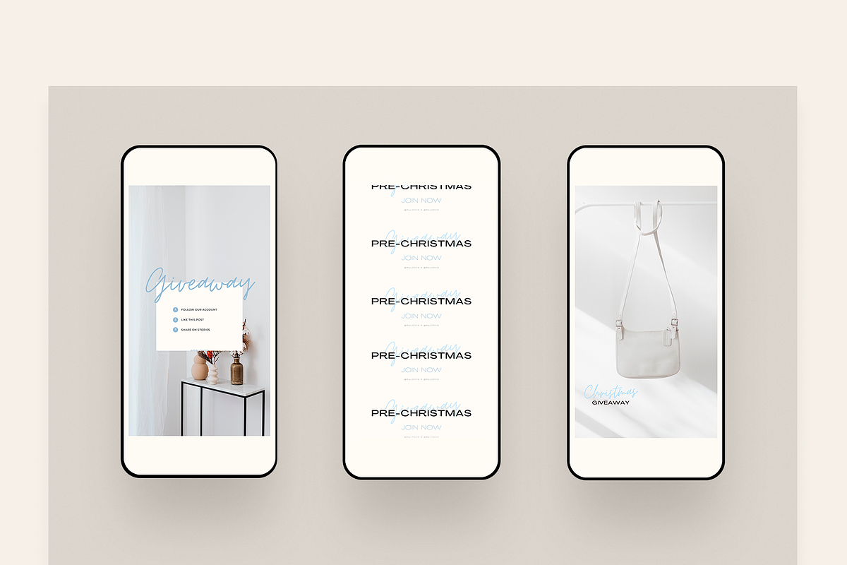 Giveaway Instagram Kit | CANVA, a Social Media Template by Ralony (Photo 8 of 9)