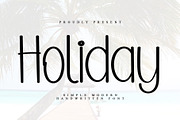 Holiday, a Sans Serif Font by InermediaSTUDIO (Thumbnail 1 of 7)
