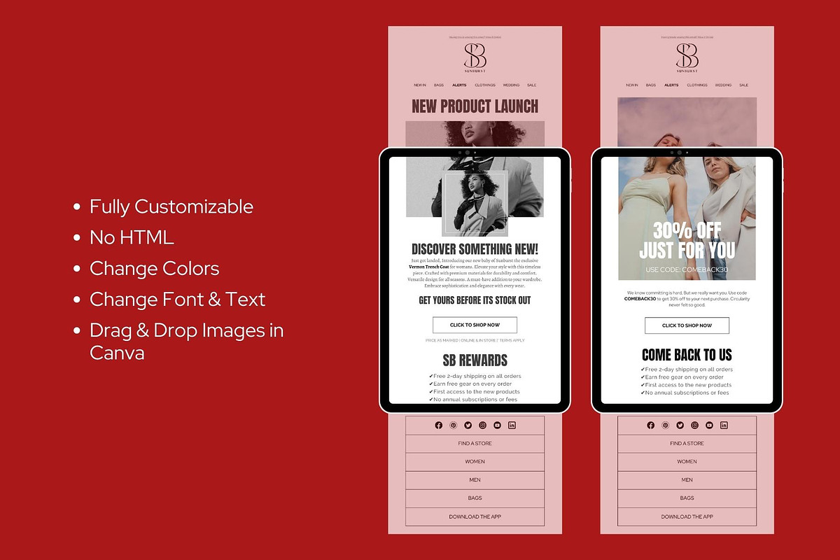 Canva E-commerce Email Template, a Templates & Theme by Raytas Studio (Photo 8 of 11)