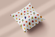 Fruits, berries set, patterns, cards, a Food Illustration by PaperTrident (Thumbnail 9 of 13)