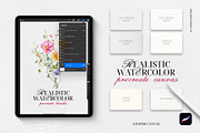 Watercolor Realistic Soft Brushes, a Brush Add-On by Spasibenko Art (Thumbnail 13 of 14)