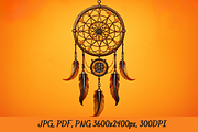 Boho Dreamcatcher Clipart, an Illustration by DesignHub (Thumbnail 3 of 3)