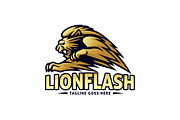 Lion Atack Logo, a Branding & Logo Template by Kongstones_std (Thumbnail 3 of 5)