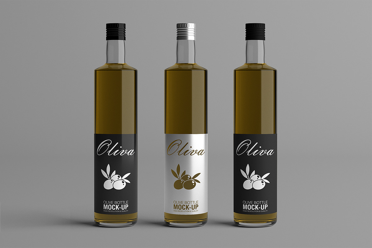 Oil Tall Bottle Mock-Up, a Packaging Mockup by AY Mock-Ups (Photo 7 of 8)