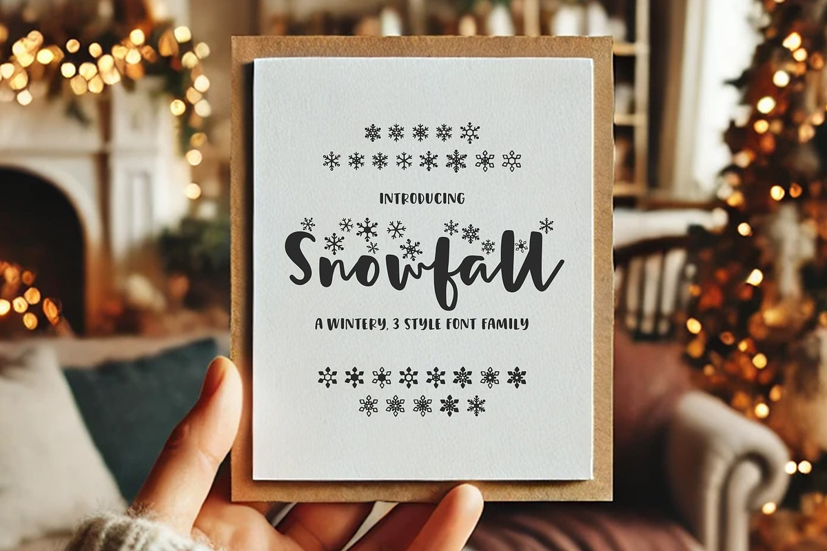 Snowfall Handwritten Script, a Handwritten Font by Every Tuesday (Photo 2 of 12)