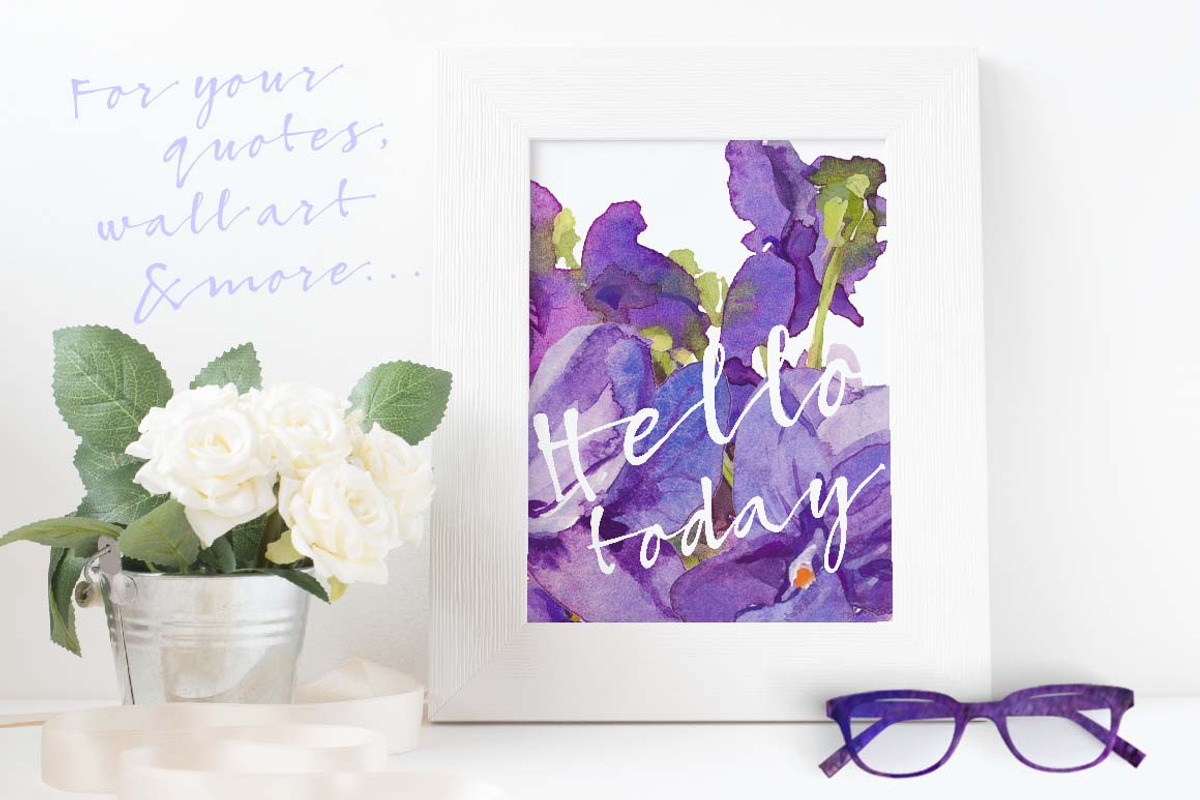Sweet Violets, an Illustration by watercolorwild.graphics (Photo 4 of 8)