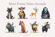 Quirky Safari Animal graphics, an Animal Illustration by PaintPixelCo (Thumbnail 7 of 18)