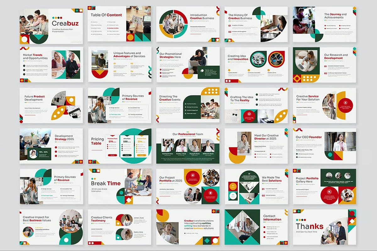 Creative Business Plan Powerpoint, a Presentation Template by Fit-tee (Photo 9 of 10)