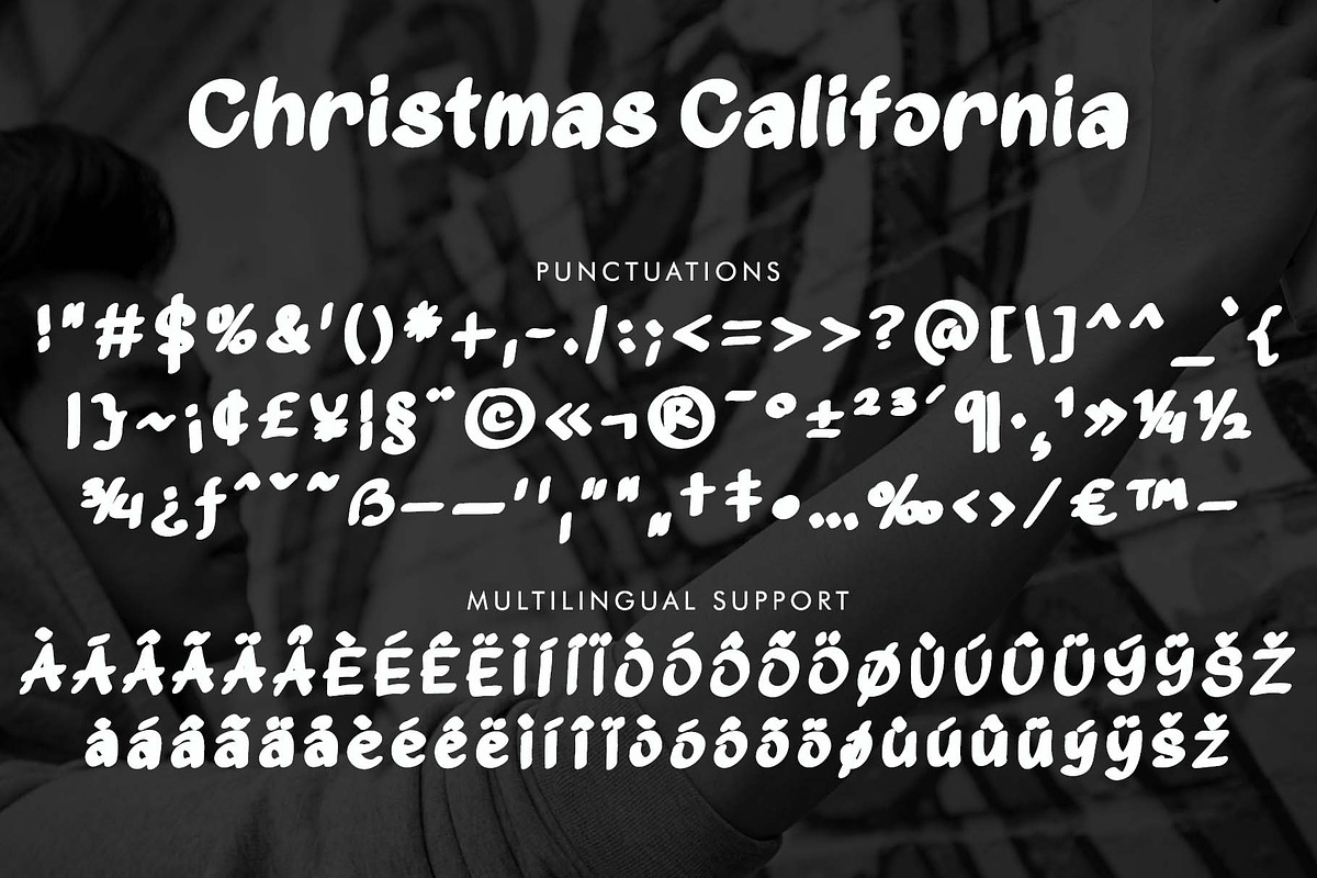 Christmas California, a Blackletter Font by Yoga Letter (Photo 6 of 6)