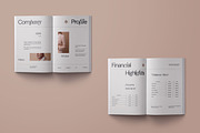 Annual Report Template - Freegue, a Brochure Template by fakhroo (Thumbnail 5 of 9)
