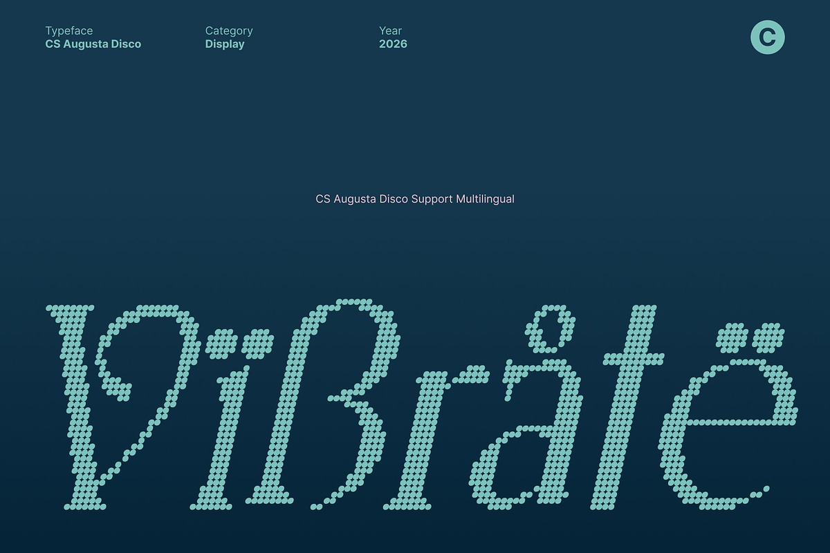 CS Augusta Disco, a Serif Font by Craft Supply Co. (Photo 6 of 8)