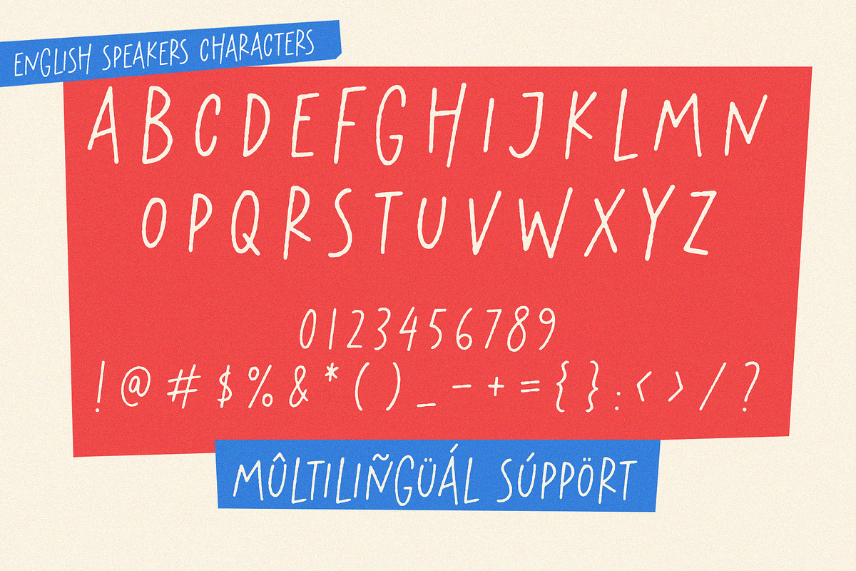English Speakers Font, a Handwritten Font by Timurtype (Photo 6 of 7)